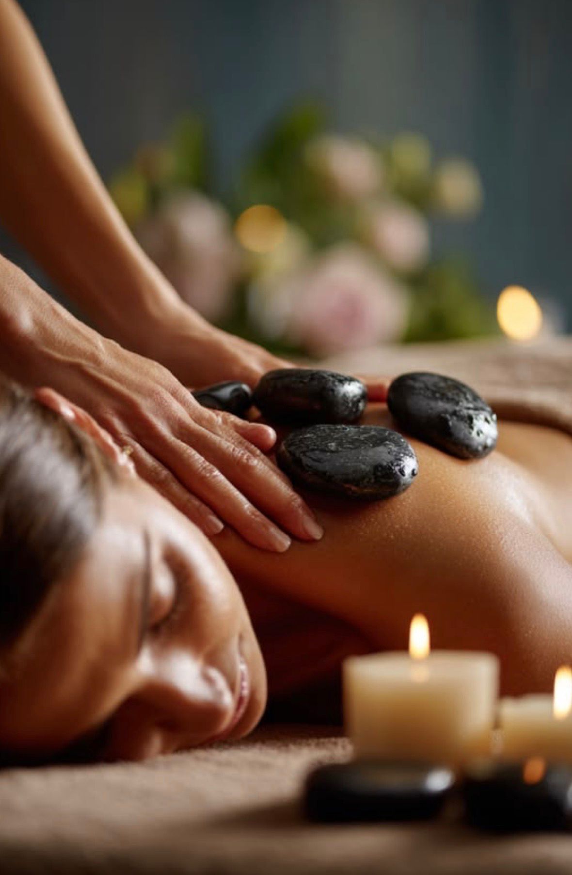 Hot stone massage